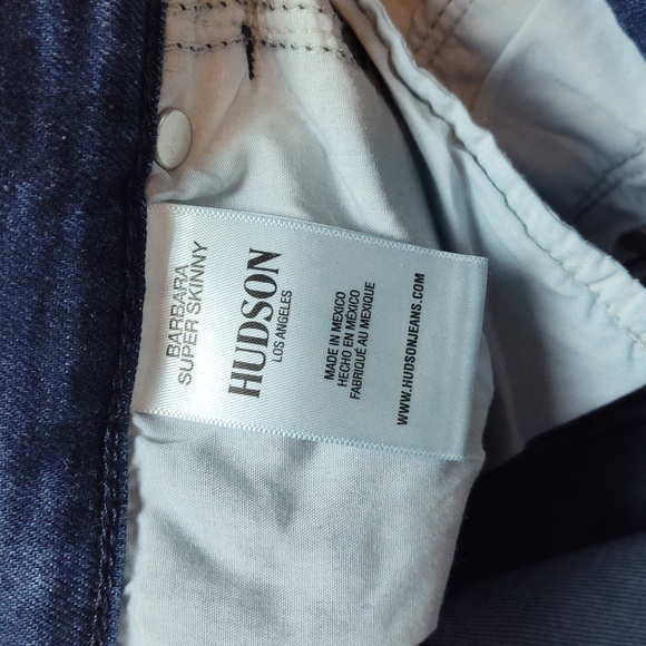 Hudson Barbara Super Skinny Women's Denim Blue Jeans Size 27 - Picture 10 of 10